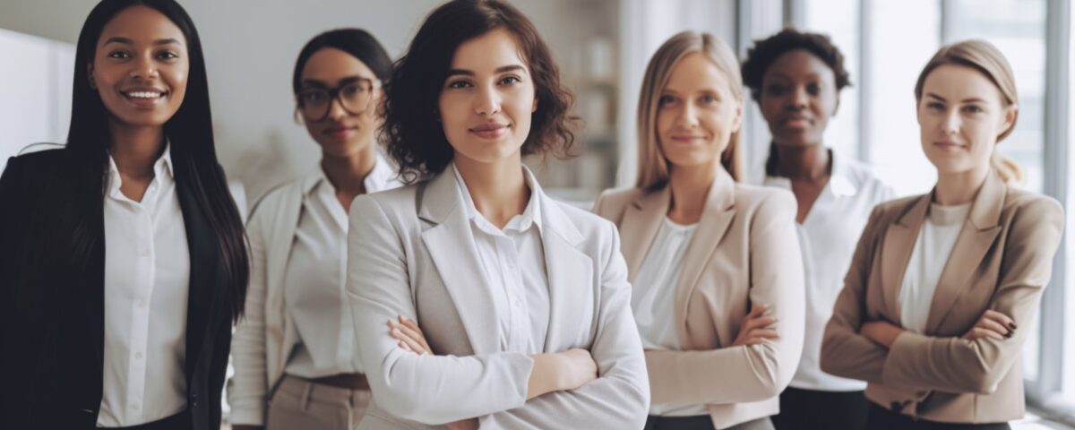 Symbolic image representing women in political leadership and decision-making roles