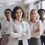 Symbolic image representing women in political leadership and decision-making roles