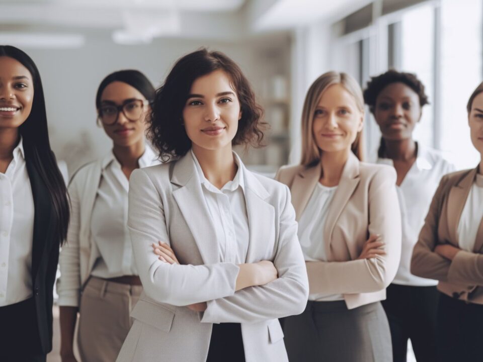 Symbolic image representing women in political leadership and decision-making roles